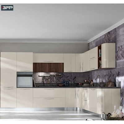 Modern Design New Model Pvc Aluminium Profile Kitchen Cabinets Kitchen Furniture